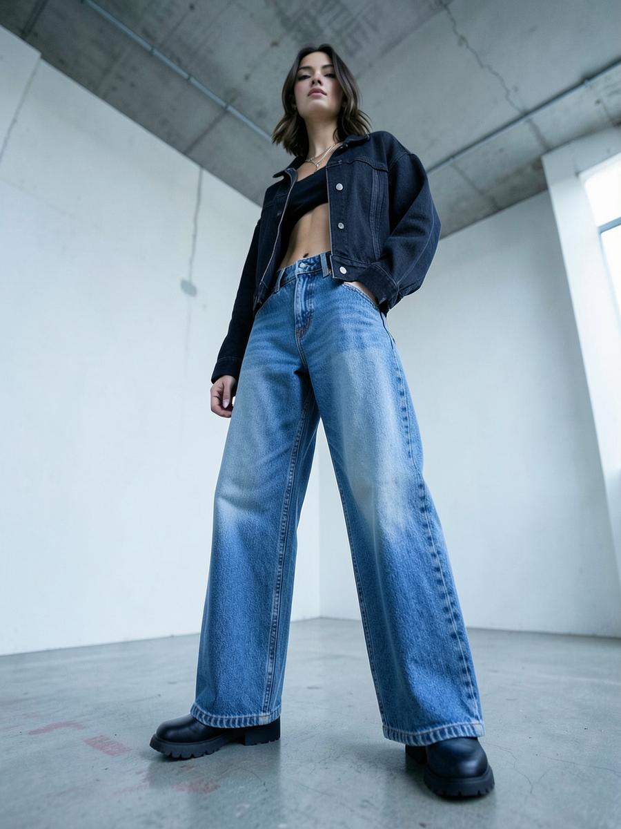 Wide Deadstock Denim